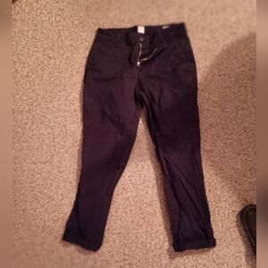 GAP Women's Girlfriend Khakis color navy, size 4